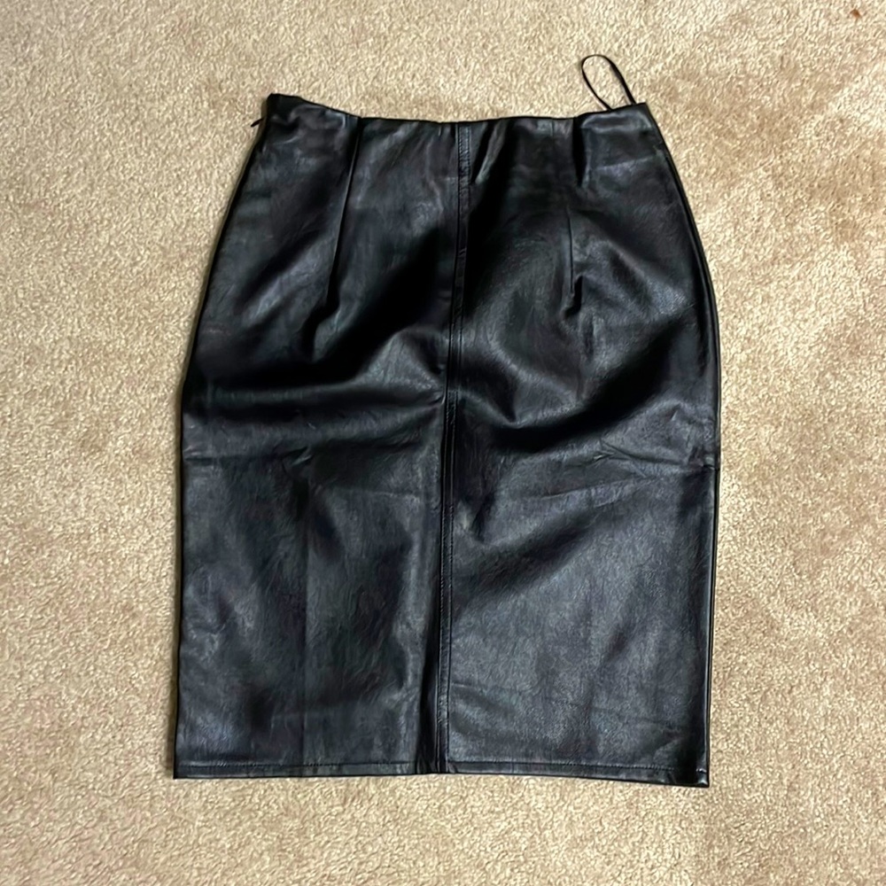 Faux leather skirt - new and never worn